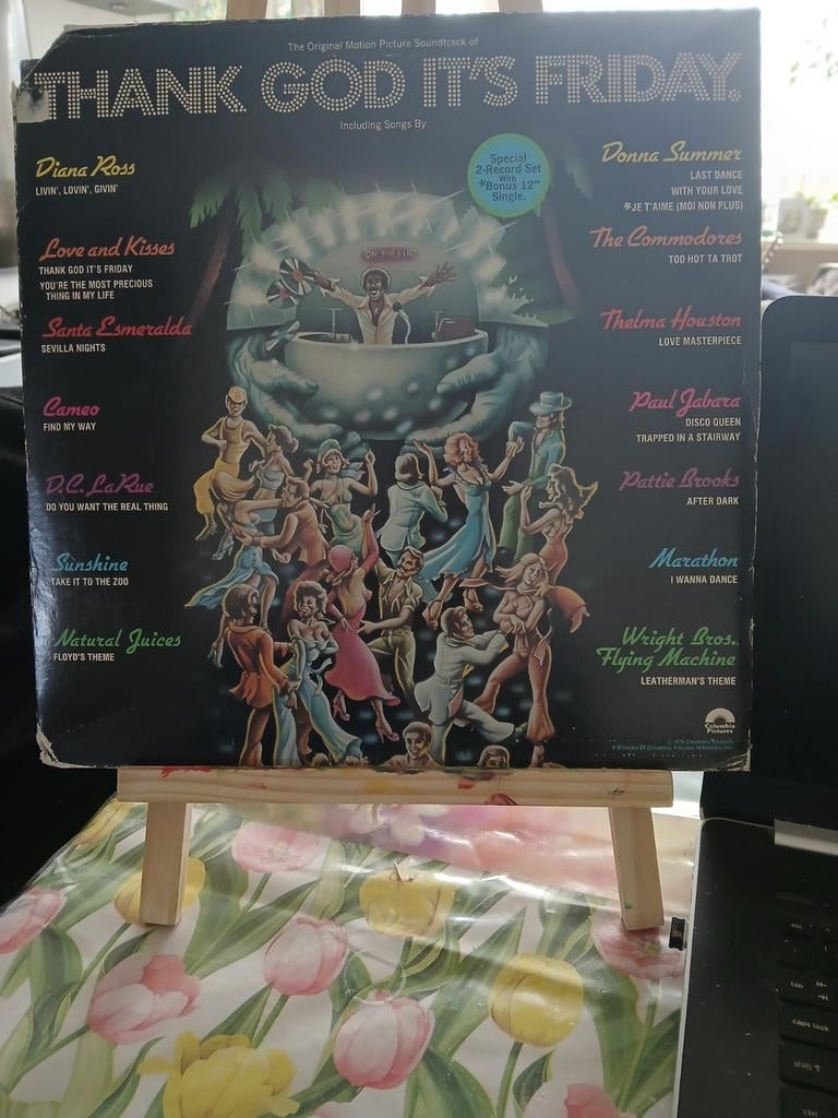 Thank God It's Friday Soundtrack LP (2-Record Set + Bonus), Dubbel-LP, Ophalen of Verzenden, Gebruikt, 12 inch