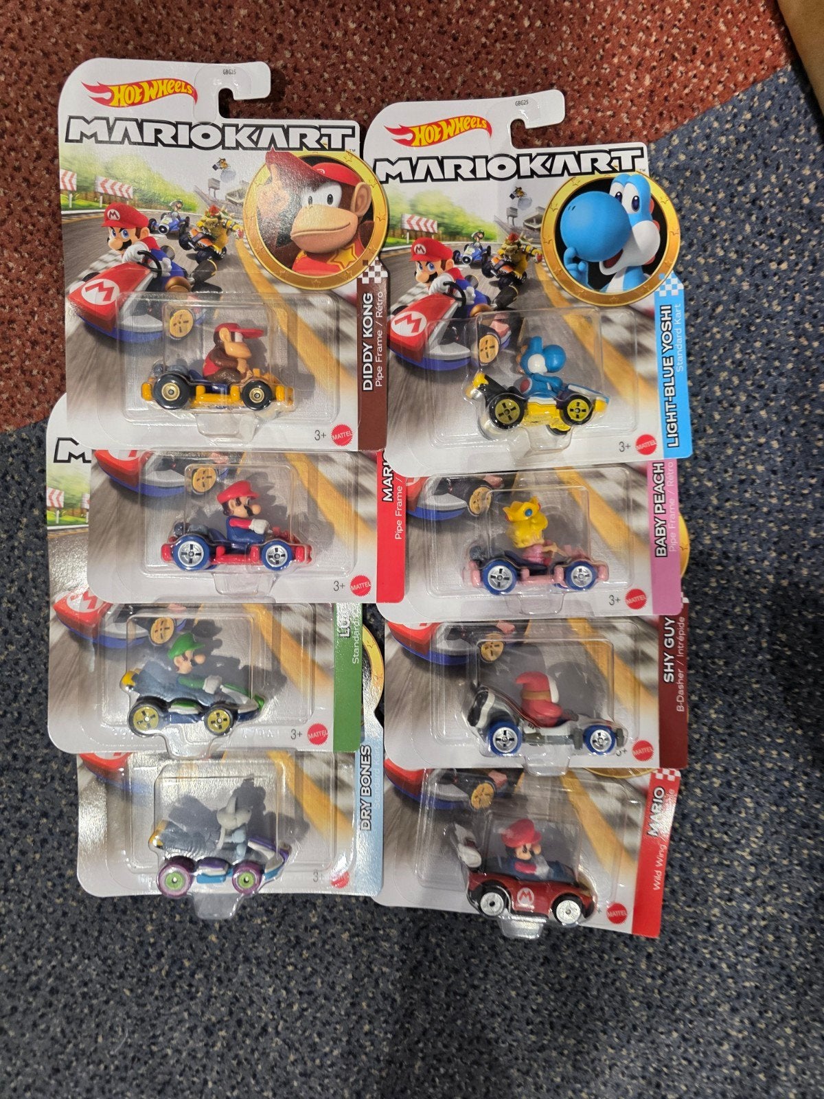 Hot Wheels Mario Kart - Diverse karakters, Nieuw, Ophalen of Verzenden, Service.nl@mattel.com, Mattel