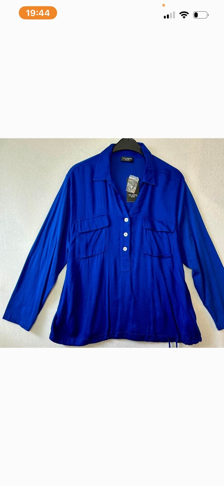 Via Appia mooie blouse 46, Verzenden, Zo goed als nieuw, Blouse of Tuniek