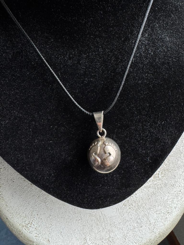 Bola pendant or musical pendant, Verzenden, Nieuw, Zilver