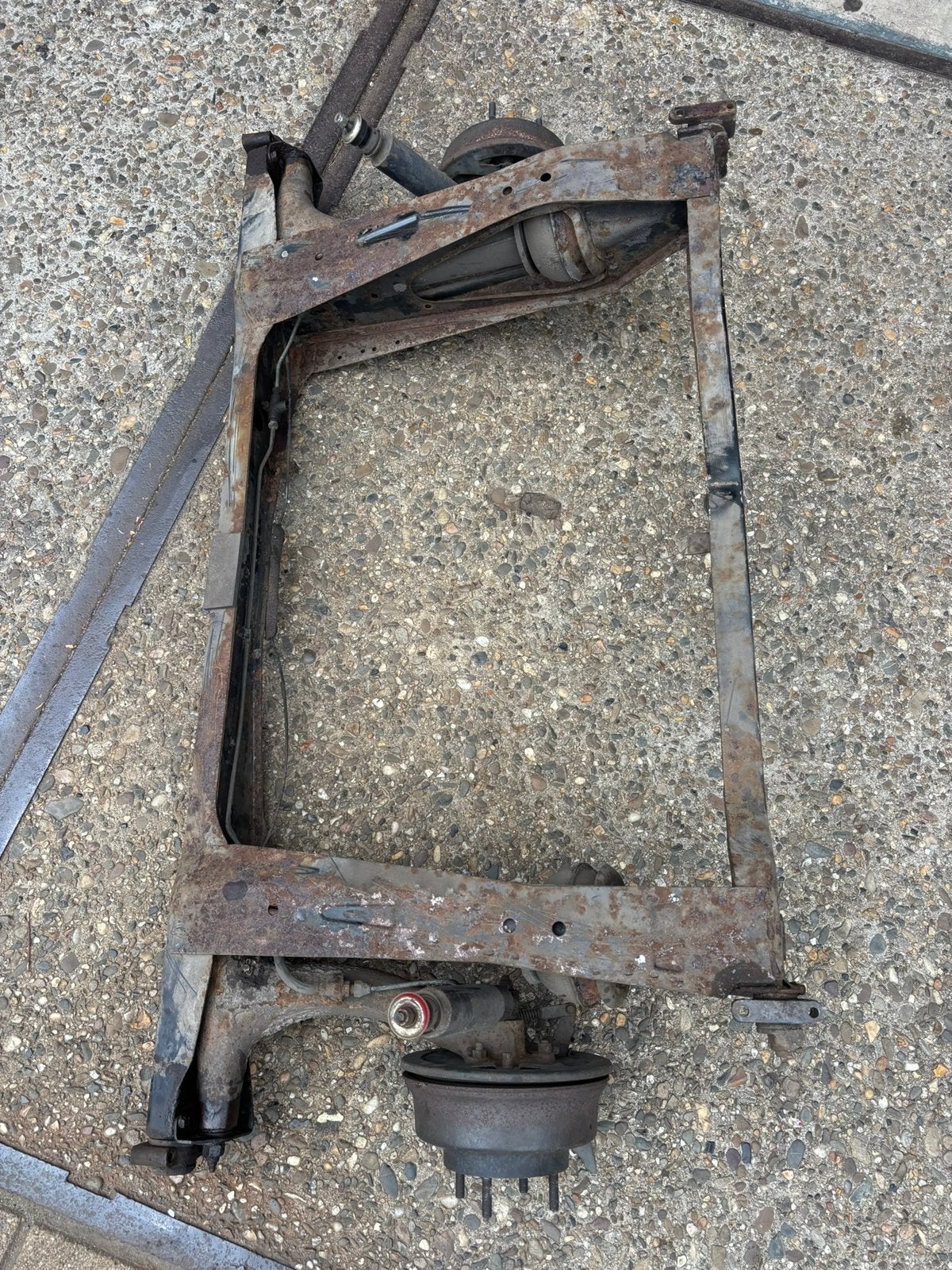 Achtersubframe compleet voor de classic mini, Ophalen, Gebruikt, Mini
