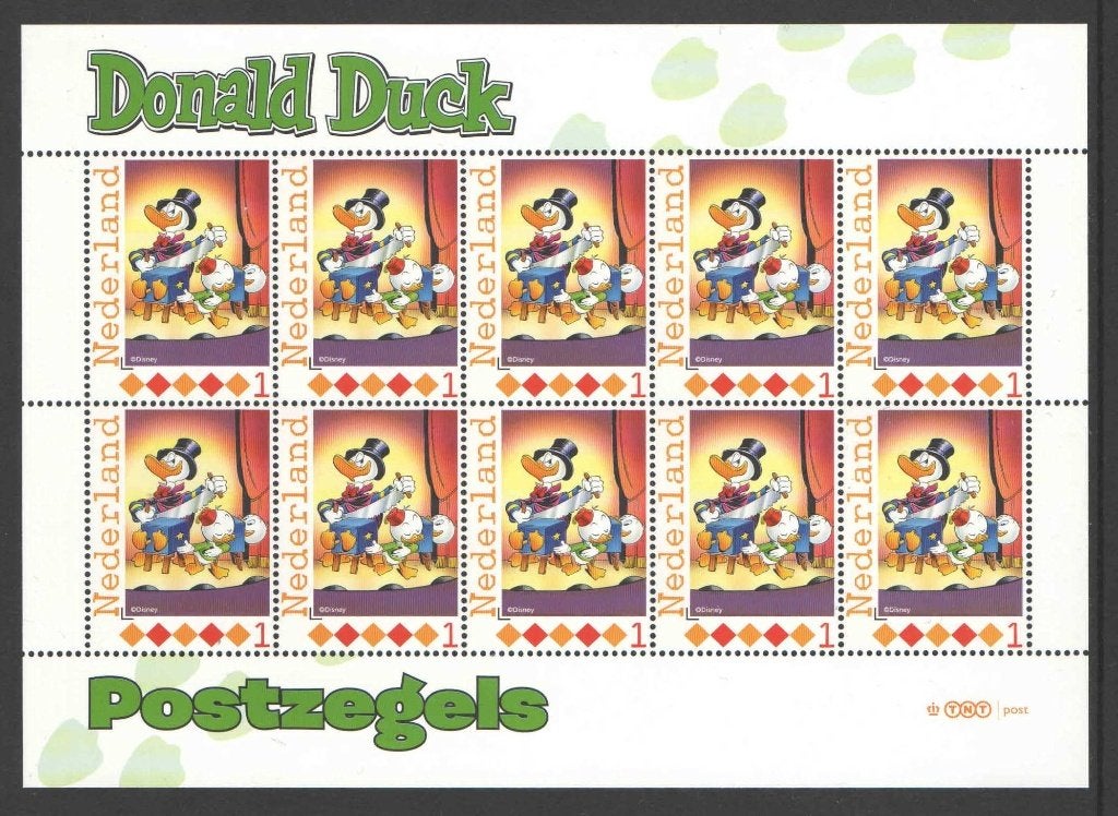Postzegels Donald Duck, Ontdek Duckstad: Vel 32, Ophalen of Verzenden, T/m 1940, Postfris