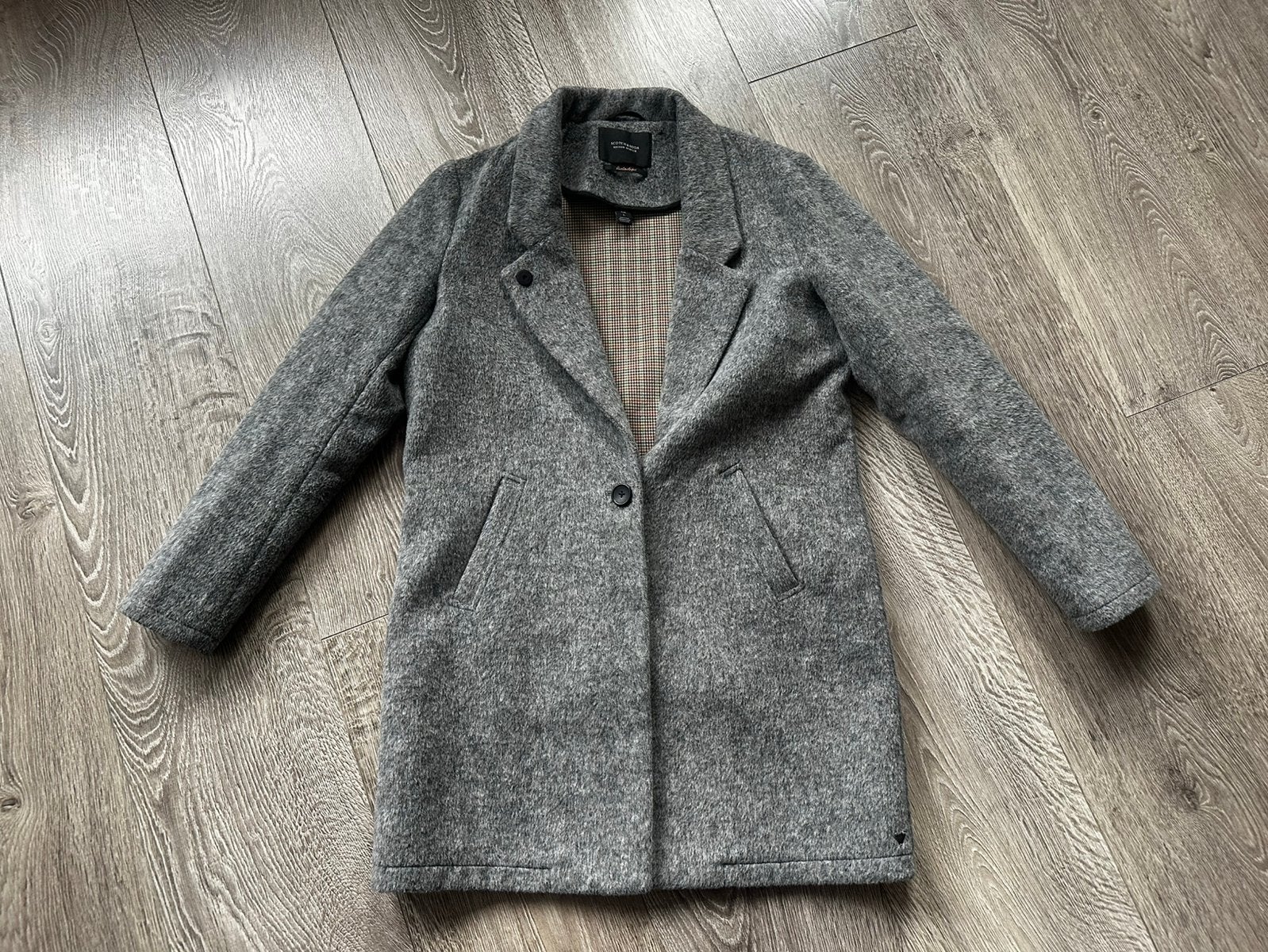 Acotch & soda mantel maar L, Kleding | Dames, Ophalen of Verzenden, Zo goed als nieuw, Zwart