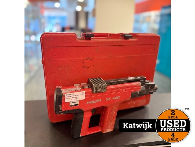 Hilti DX450 Kruitschiethamer | In koffer | Met garantie, Hilti, Gebruikt, Support@hilti.com, Hilti Corporation, Feldkircher Strasse 100, 
9494 Schaan
Liechtenstein