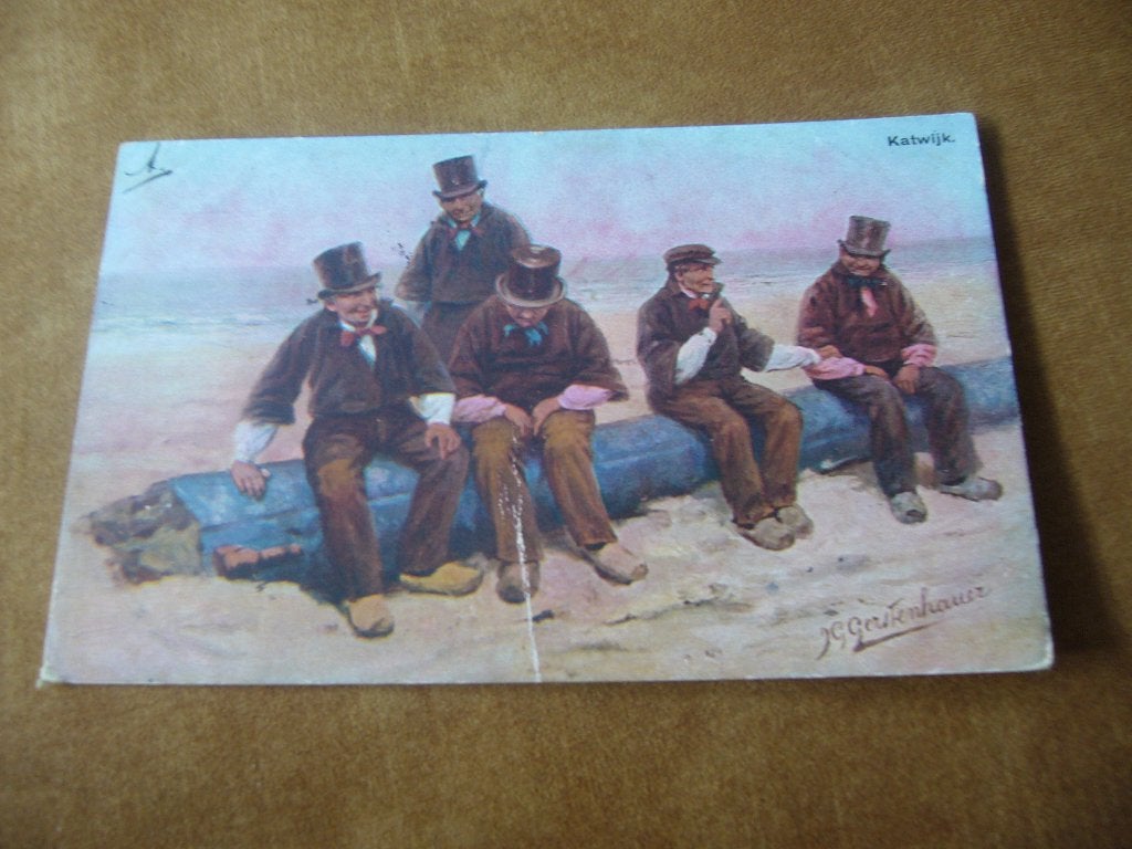 KATWIJK  = KAART VAN  J.G. GERSTENHAUER   BRIEFKAART  1905, Ophalen of Verzenden, Voor 1920, Gelopen, Zuid-Holland