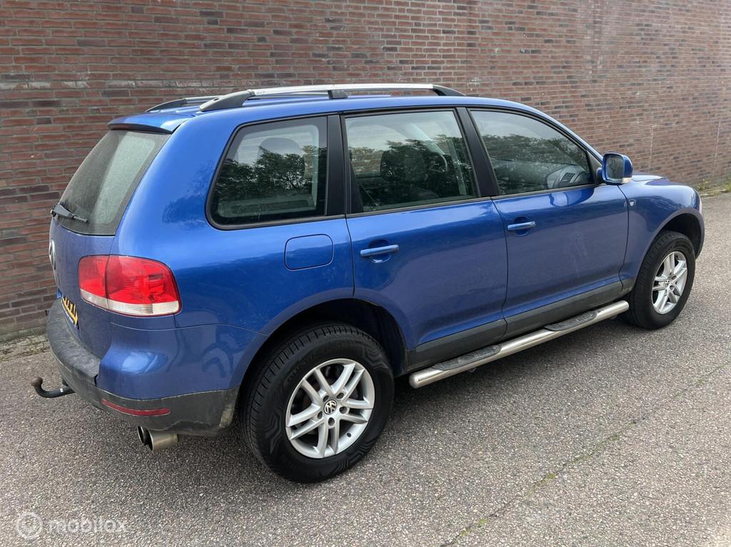 Volkswagen Touareg 3.2 V6 |Dakje |Nap |Leder |Lees tekst!, Auto's, Volkswagen, Automaat, Gebruikt, 3189 cc, Blauw