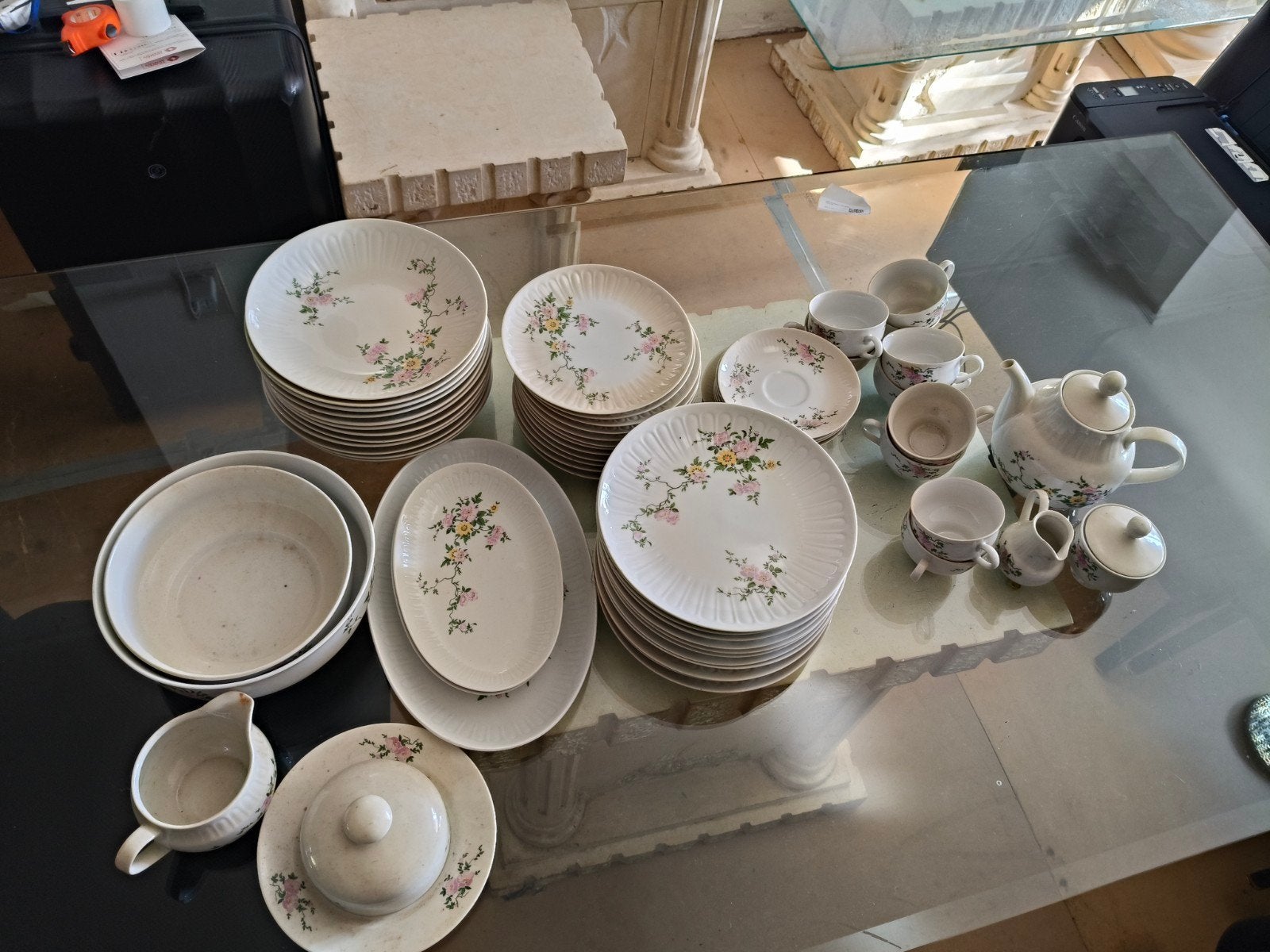 Vintage Theeservies en Eetservies - Made in GDR, Ophalen