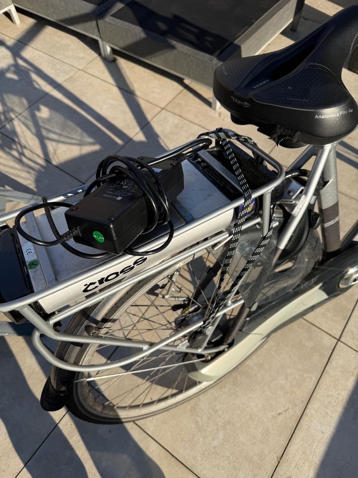 Cross elektrische fiets - Gebruikt, Gebruikt, 51 tot 55 cm, 30 tot 50 km per accu, Ophalen
