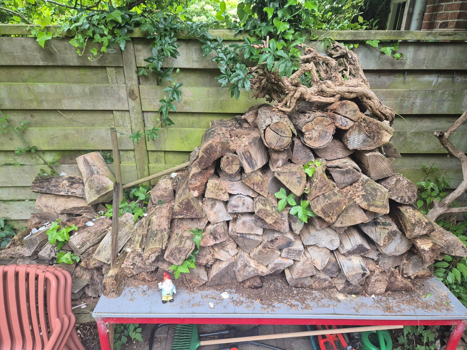 Oud brandhout, Tuin en Terras, Haardhout, Minder dan 3 m³, Ophalen of Verzenden