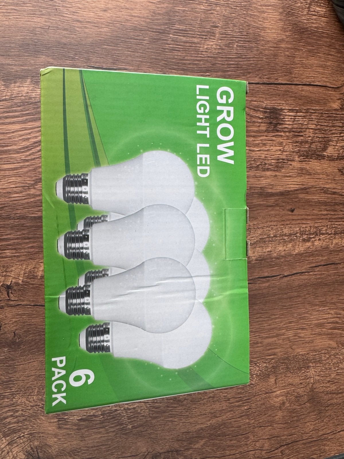 6 Nieuwe LED lampen E27 (grote fitting) - Grow Light, Ophalen of Verzenden, Nieuw, E27 (groot), Overige merken