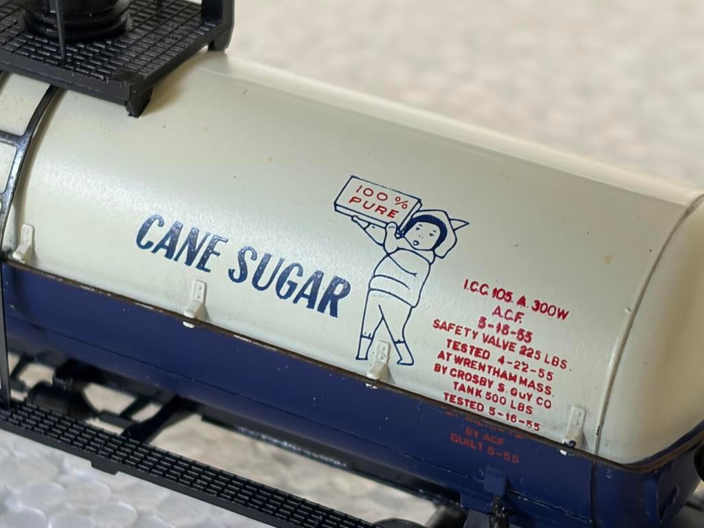 Amerikaanse Jack Frost Cane Sugar tankwagon, Hobby en Vrije tijd, Overige merken, Gebruikt, Gelijkstroom of Wisselstroom, Wagon