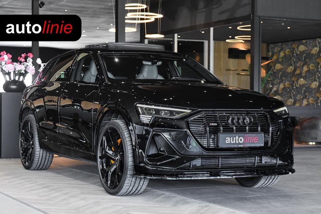 Audi E-tron 50 quattro 3x S-Line 71 kWh, RS stoelen, Luchtve, Automaat, 71 kWh, Zwart, Vierwielaandrijving