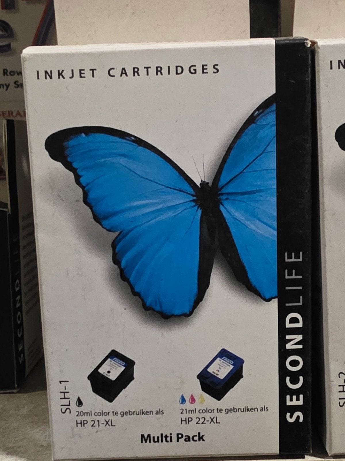 Second Life Inkjet Cartridges Multi Pack HP 21-XL / 22-XL, Cartridge, Nieuw, Ophalen of Verzenden, Onbekend