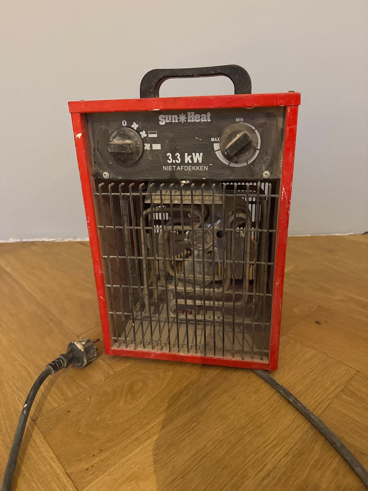Elektrische kachel Sun Heat 3.3 kW, Doe-het-zelf en Verbouw, Ophalen, 30 tot 80 cm, Gebruikt, Kachel