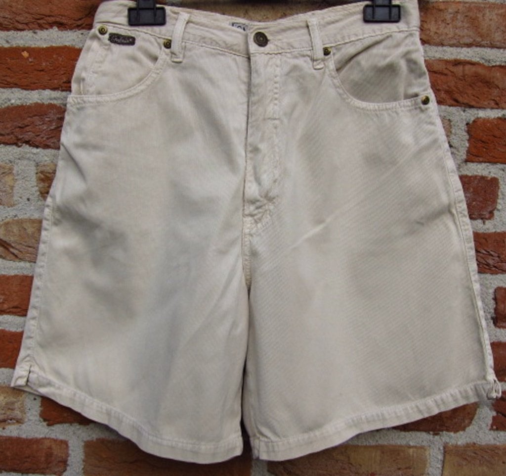 korte beige babyrib outdoor broek Gafair Jeans - als mt xs, Kort, Beige, Ophalen of Verzenden, Zo goed als nieuw