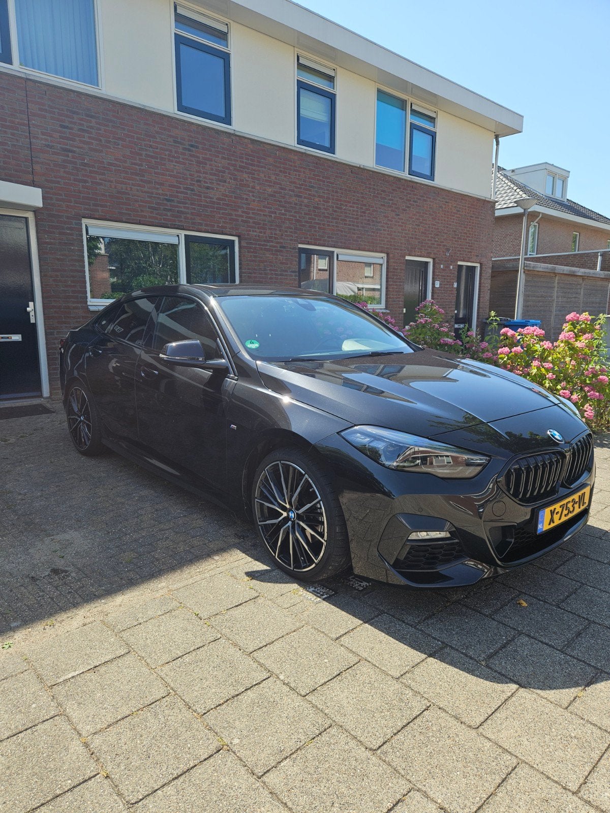 BMW 2-Serie (218i) Gran Coupé 2021, 136 pk, 1350 kg, Zwart, Particulier