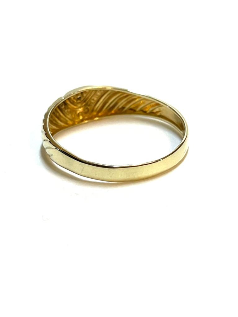 14k gouden ring met een diamant, -, -, Ophalen of Verzenden, Zo goed als nieuw