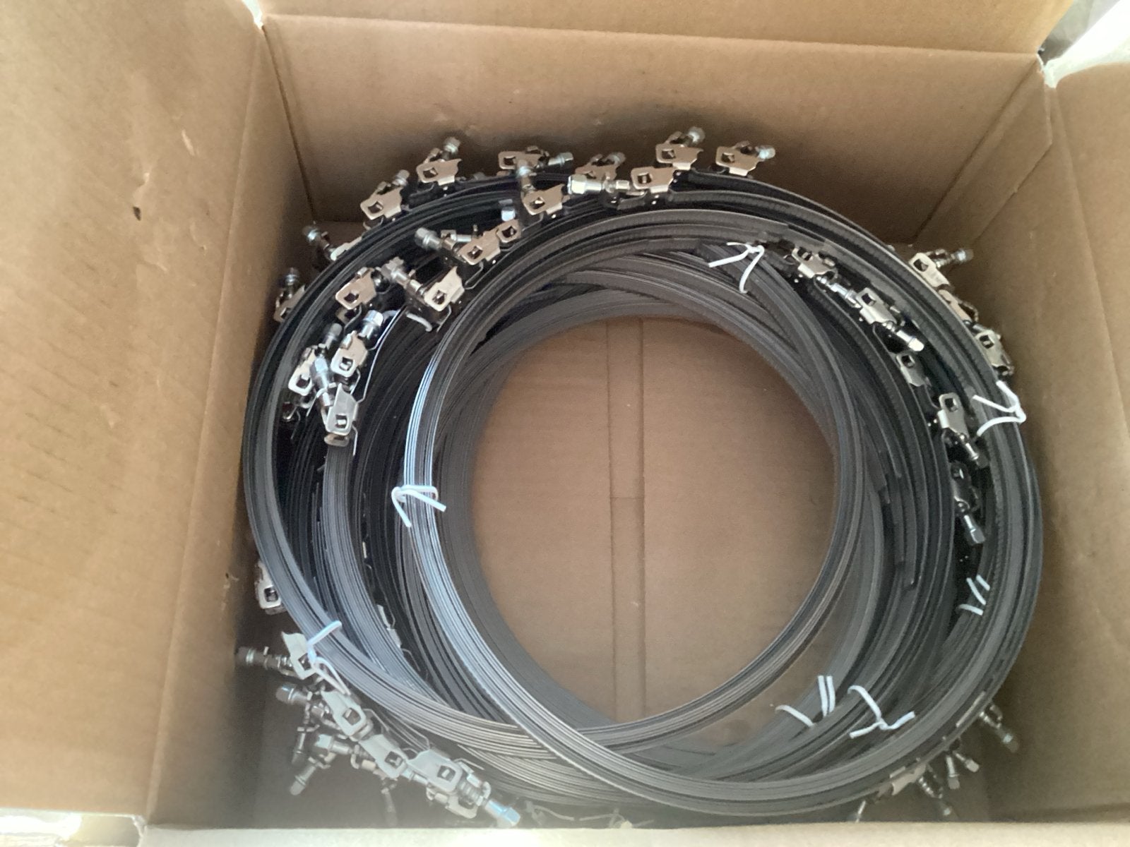 SLANGKLEMMEN DEC International Klemmen 60-215MM/9 (190 stuks, Ophalen, Nieuw