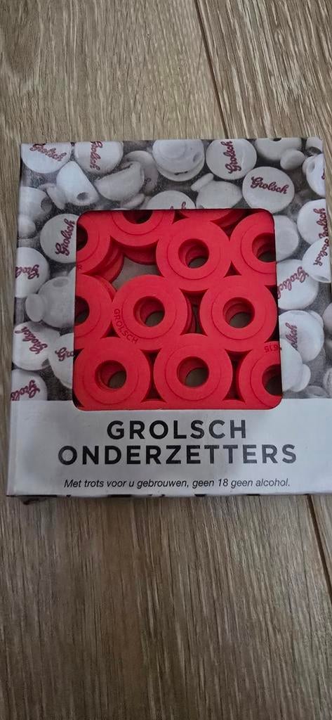 Grolsch onderzetters, Verzamelen, Biermerken, Ophalen of Verzenden, Nieuw, Viltje(s), Grolsch