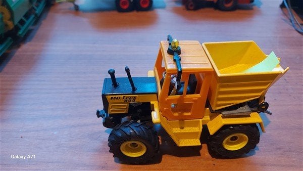 Siku 2951 MB trac 800 - geel, Ophalen of Verzenden, Zo goed als nieuw, Tractor of Landbouw, SIKU