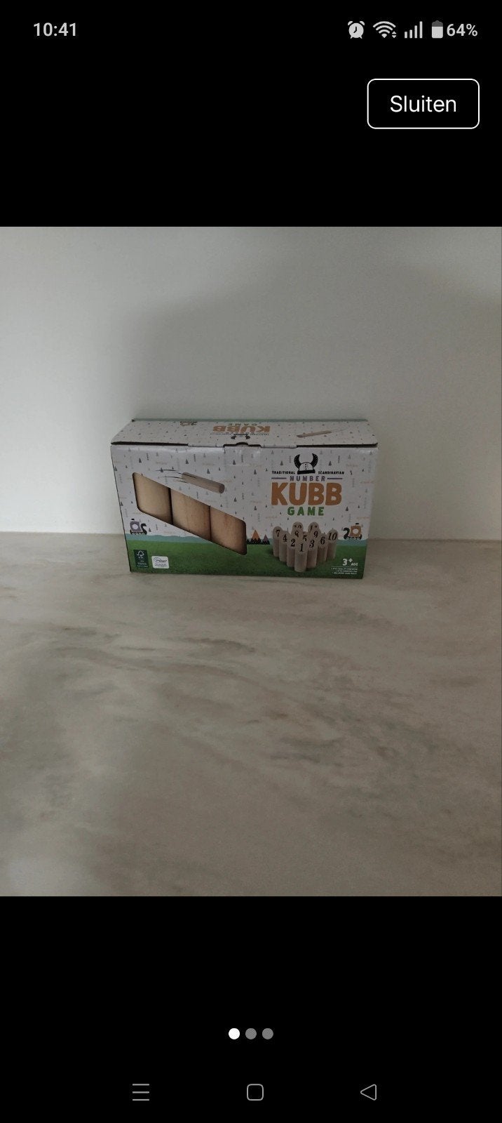 Nieuw Kubb spel - Scandinavisch nummer werpspel, Hobby en Vrije tijd, Ophalen of Verzenden, Nieuw
