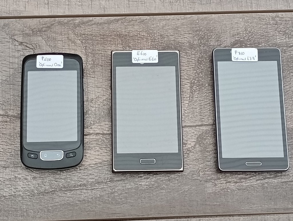 LG Optimus Android Smartphones, Gebruikt, Overige modellen, Zwart, Touchscreen