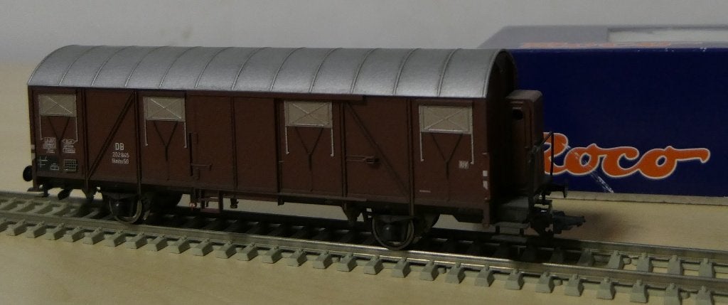 Roco GLmhs 50 goederenwagon, Gebruikt, Gelijkstroom, Wagon, Ophalen of Verzenden