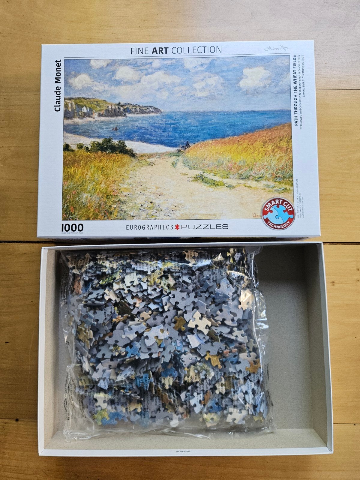 Eurographics Claude Monet Puzzel - 1000 stukjes, Ophalen, 500 t/m 1500 stukjes, Nieuw, Legpuzzel