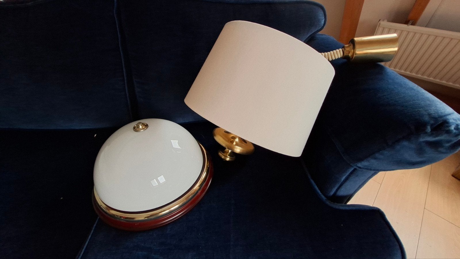 Luxe punder en plafonnière, Huis en Inrichting, Lampen | Plafondlampen, Ophalen, Zo goed als nieuw