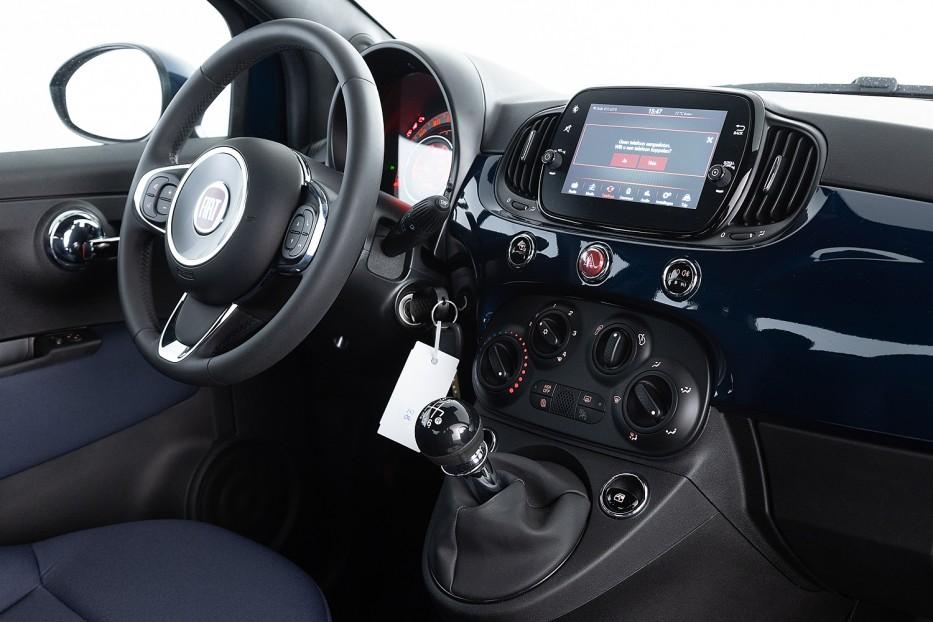 Fiat 500 1.0 Hybrid Club | CRUISE | PDC | AIRCO -HEMELVAART, Voorwielaandrijving, 12 maanden, Stof, Zwart