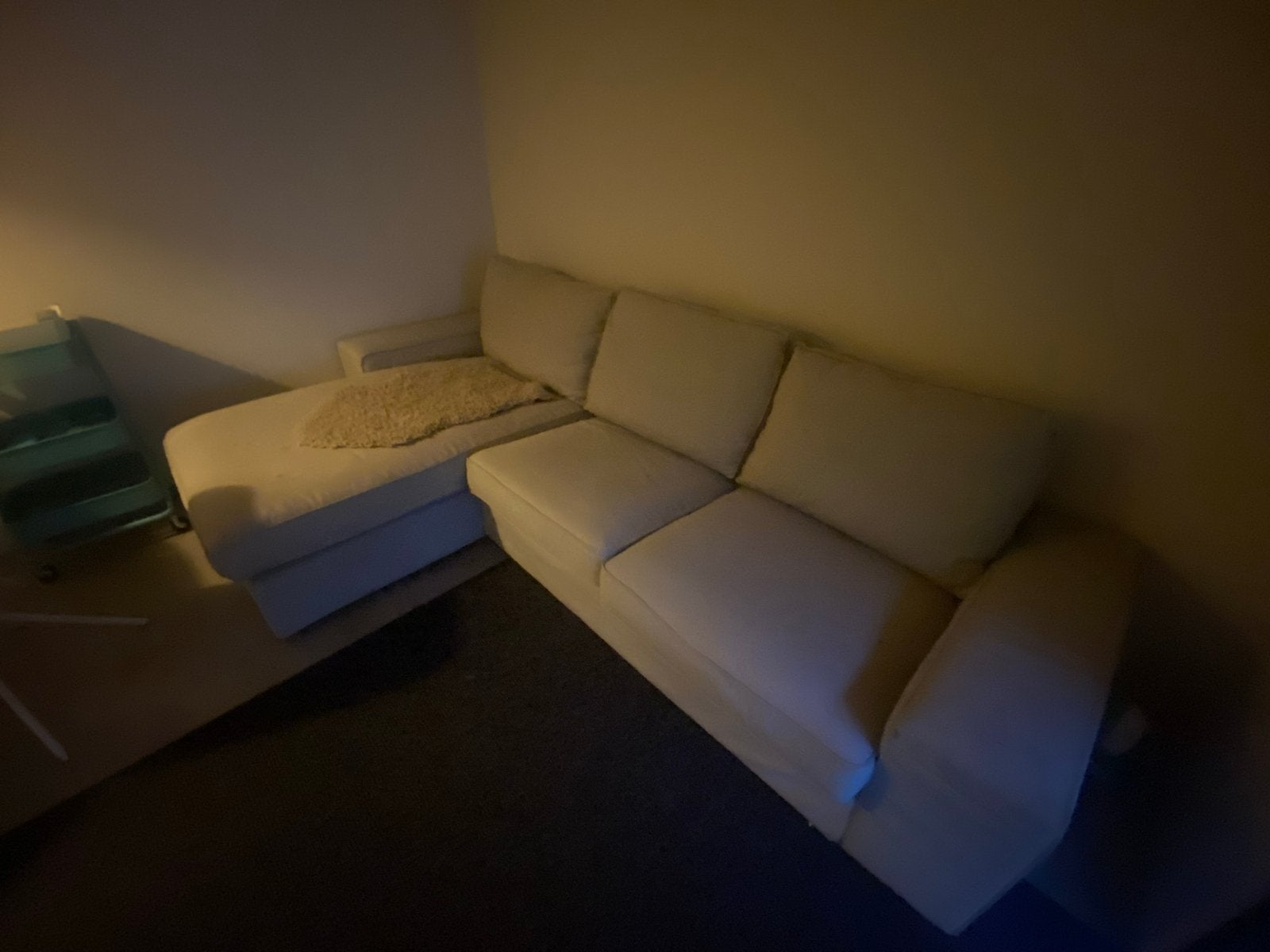 IKEA Kivik bank met lounge deel - Prima staat, Ophalen, 250 tot 300 cm, Hoekbank, Zo goed als nieuw