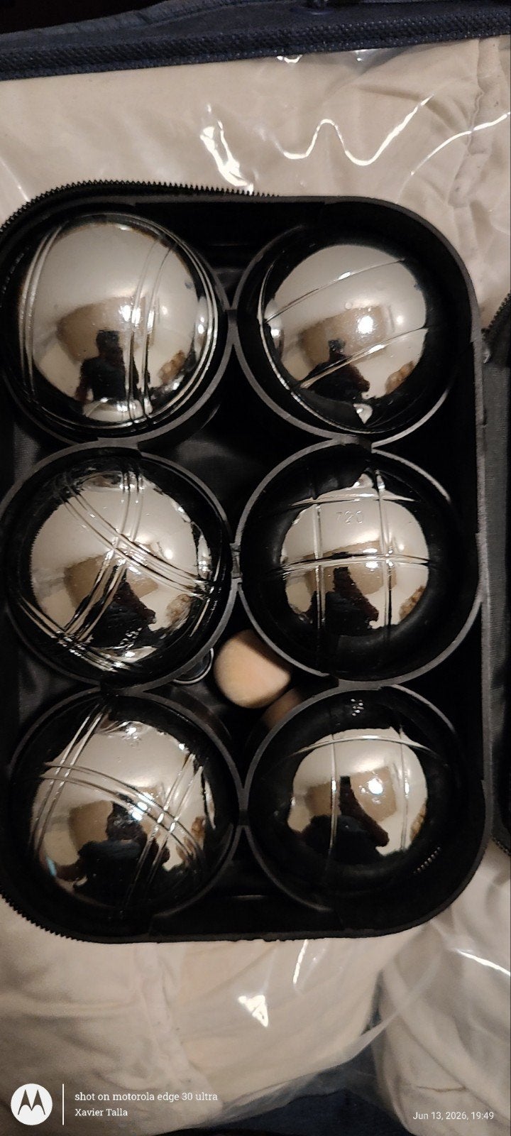 Nieuw Jeu de Boules set met 6 ballen en tas, Ophalen of Verzenden, Nieuw