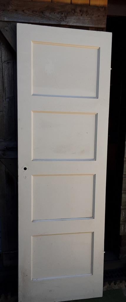 Massief houten deur voor binnen, Ophalen, Gebruikt, Minder dan 80 cm, Binnendeur