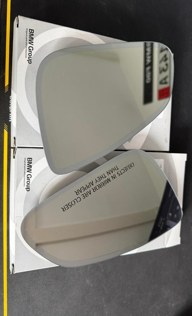 BMW F8x M3/M4 spiegelglas OEM, Auto-onderdelen, Spiegels, Ophalen of Verzenden, BMW