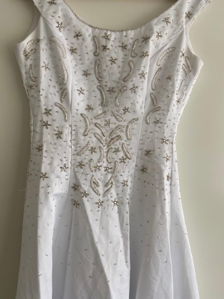 Trouwen jurk, Kleding | Dames, Gelegenheidskleding, Ophalen, Zo goed als nieuw, Maat 36 (S), Overige typen
