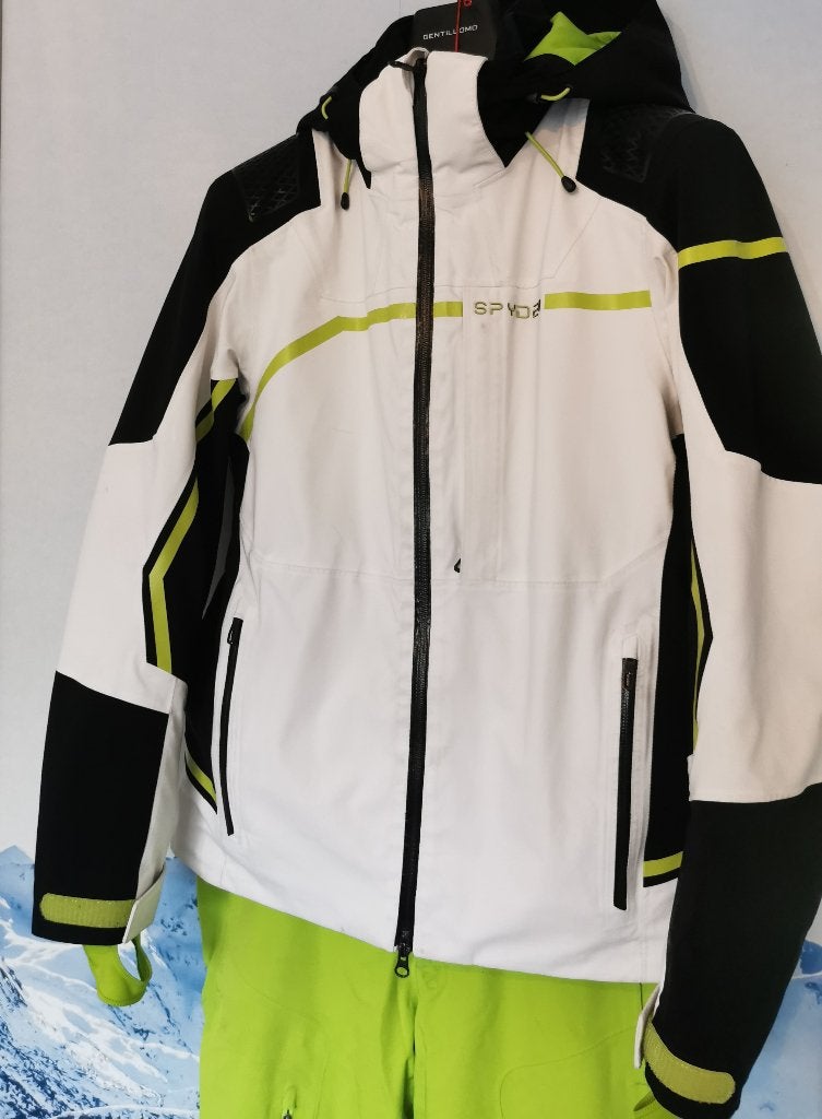 Spyder Skipak, Titan/Dare, S / 48, Wit/zwart/groen, Ophalen of Verzenden, Spyder, Gedragen, Maat 46 (S) of kleiner