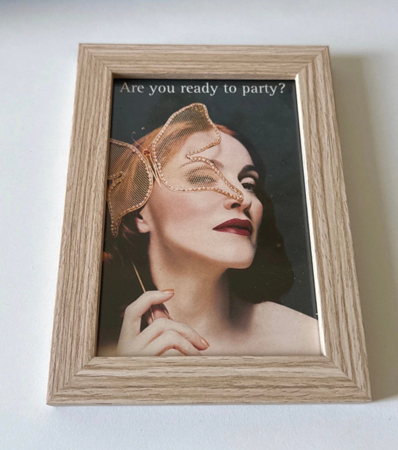 Madonna ingelijst, Ophalen, Zo goed als nieuw, Minder dan 50 cm, Schilderij