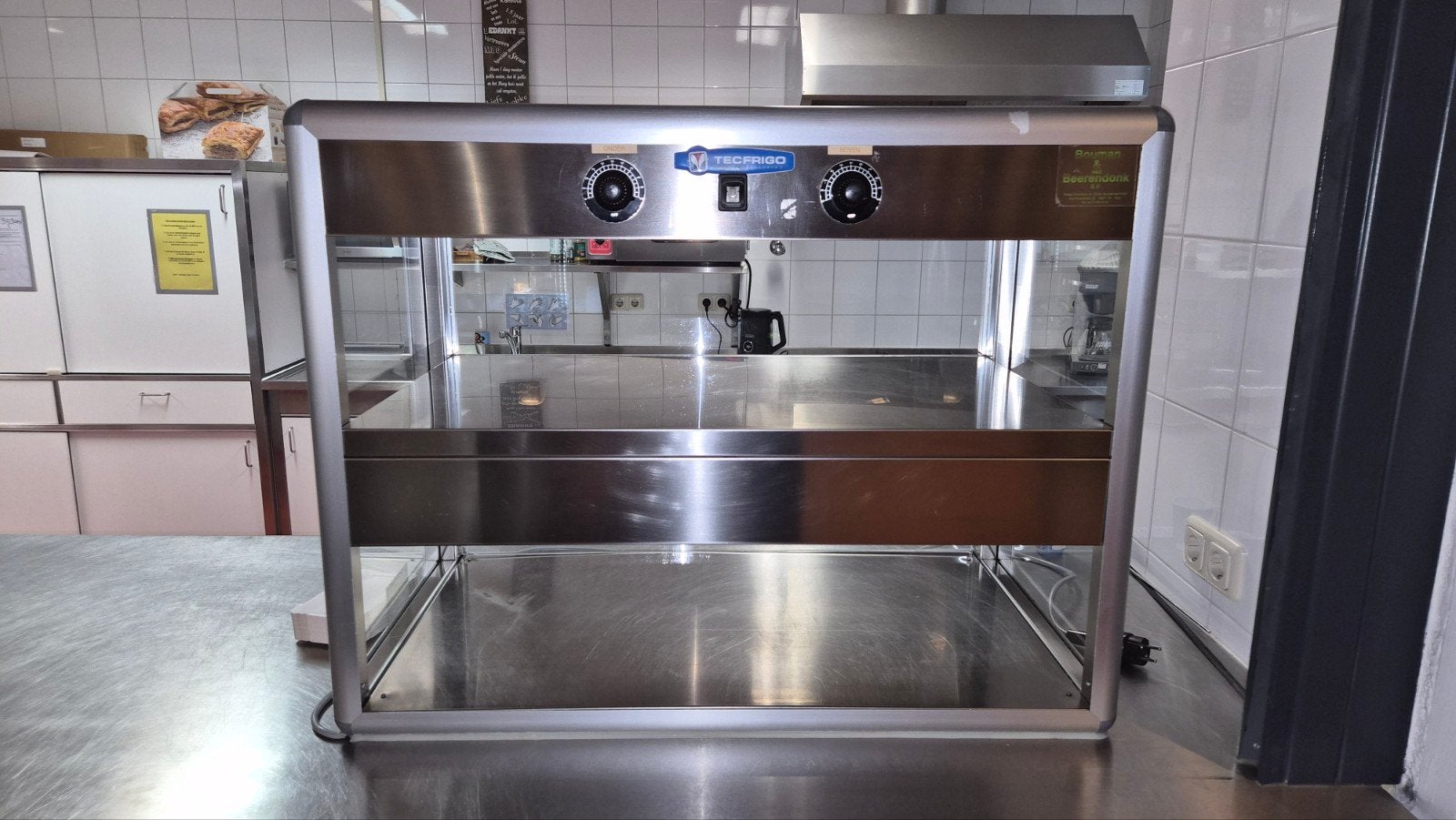 Tecfrigo Warmhoudvitrine / oven zie omschrijving, Ophalen