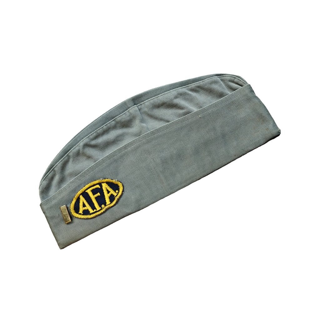 WWII US Navy Garrison Cap 2nd Lieutenant, Ophalen of Verzenden, Marine, Amerika, Embleem of Badge
