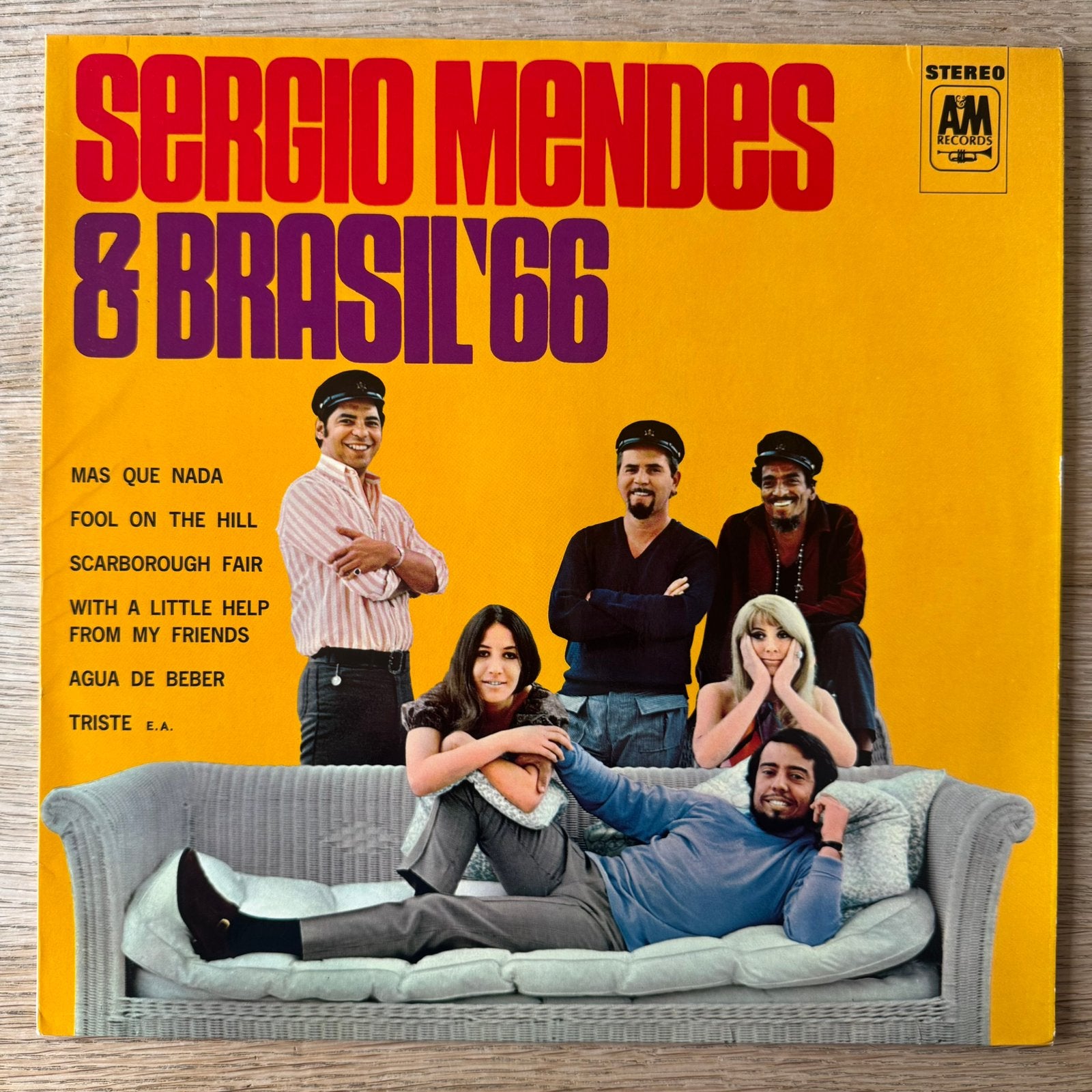 Sergio Mendes & Brasil ‘66 LP Vinyl 1969 Holland Jazz Latin, LP, Gebruikt, Fotohoes, Ophalen of Verzenden