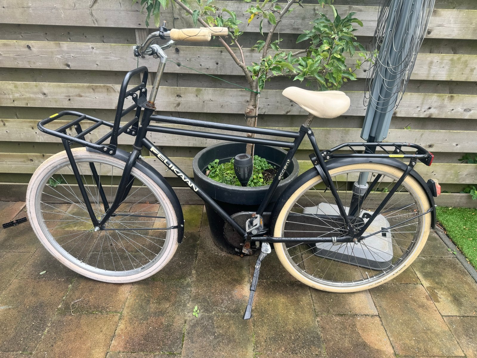 Pelikaan transportfiets 28 inch, Terugtraprem, Gebruikt, 57 tot 61 cm, Ophalen