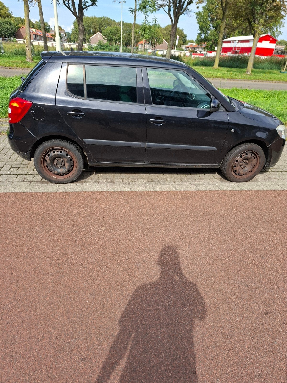 Skoda Fabia 1.2 44KW 2010 Zwart, Auto's, Voorwielaandrijving, 1005 kg, 40 €/maand, 1198 cc