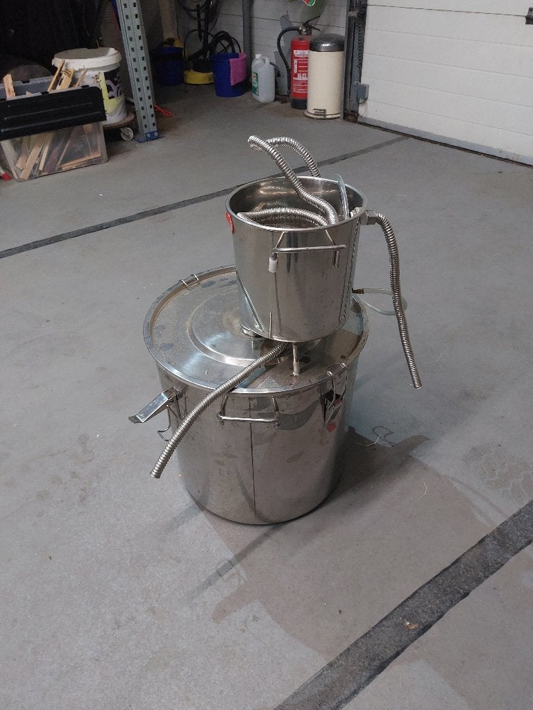 Roestvrijstalen stookketel 50 ltr., Ophalen, Zo goed als nieuw, Minder dan 45 cm