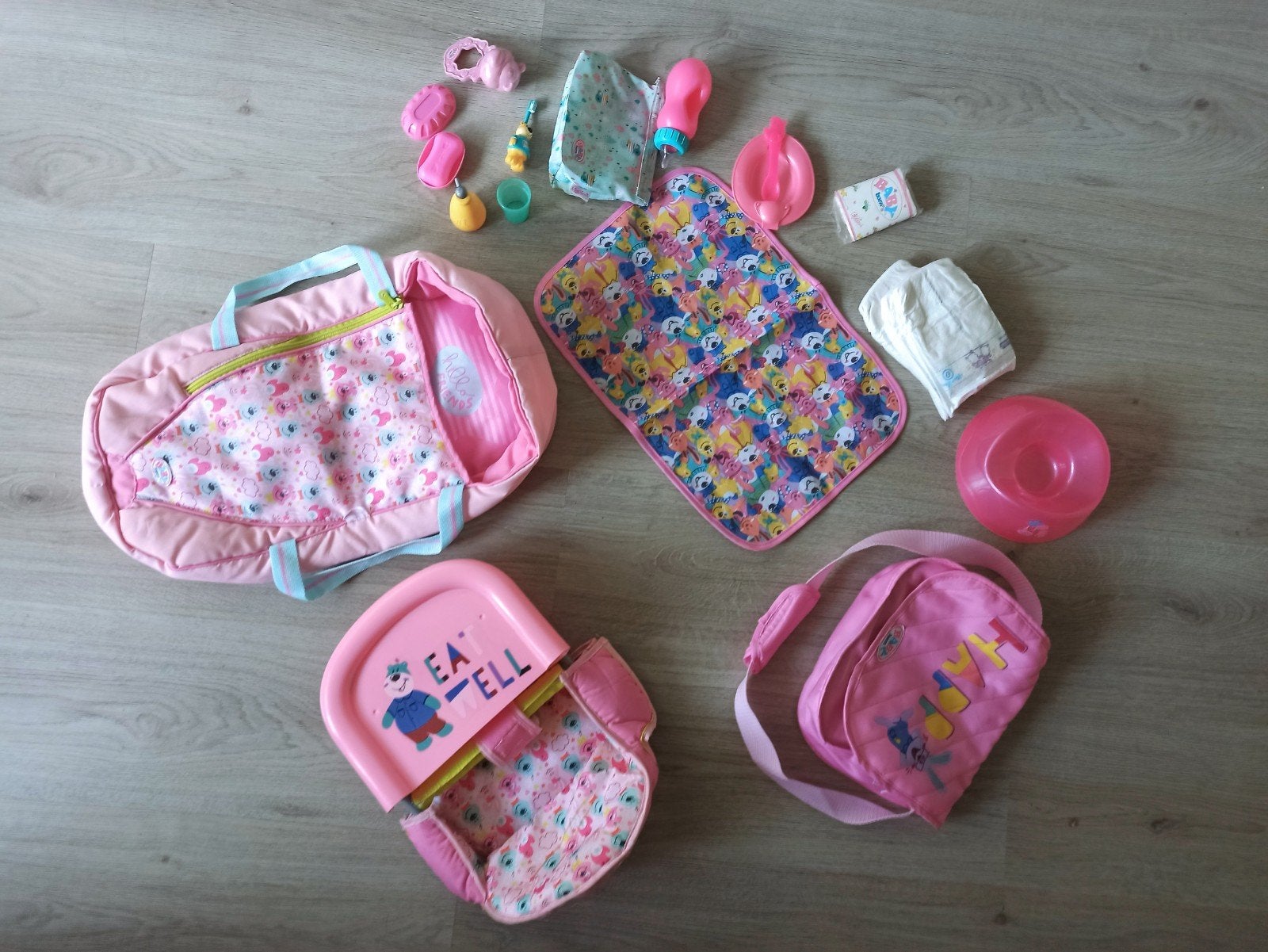 Baby Born Grote Set: Verschonen, Eten & Slapen, Kinderen en Baby's, Ophalen of Verzenden, Gebruikt, Babypop