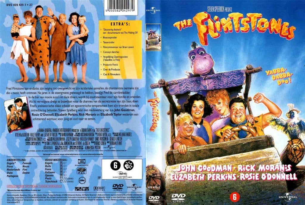Flintstones DVD, Vanaf 6 jaar, Verzenden, Zo goed als nieuw, Actiekomedie