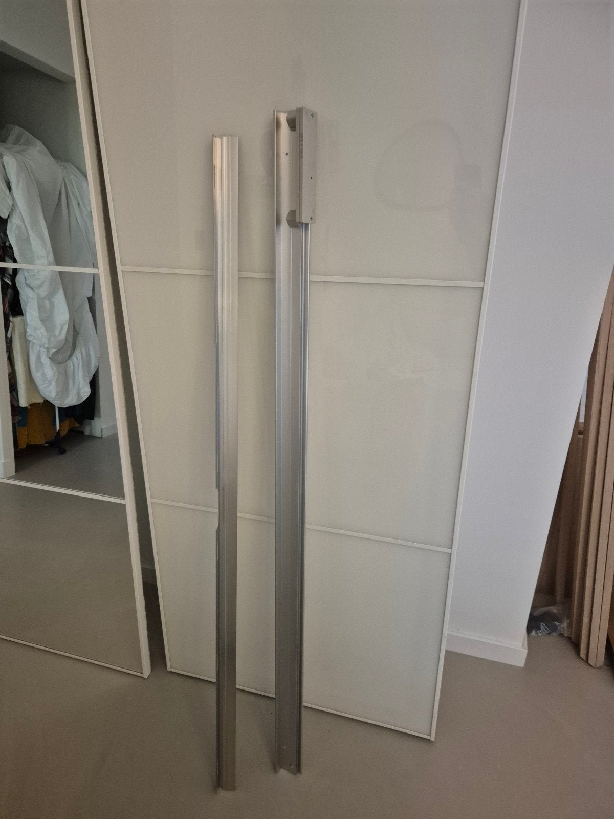 IKEA PAX schuifdeuren met rails (2x75 cm, 236 cm hoog), Huis en Inrichting, Kasten | Kledingkasten, Ophalen, 200 cm of meer, 150 tot 200 cm