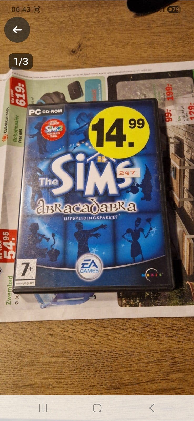 The Sims: Abracadabra Uitbreidingspakket PC CD-ROM, Spelcomputers en Games, Games | Pc, Gebruikt, 1 speler, Ophalen of Verzenden