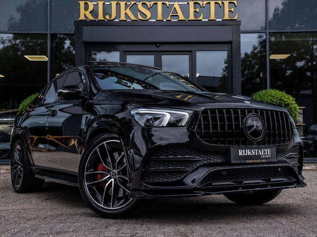 Mercedes GLE-klasse 350e Coupé 4MATIC AMG|PANO|63S LOOK|22', Auto's, Automaat, Gebruikt, 2525 kg, Zwart