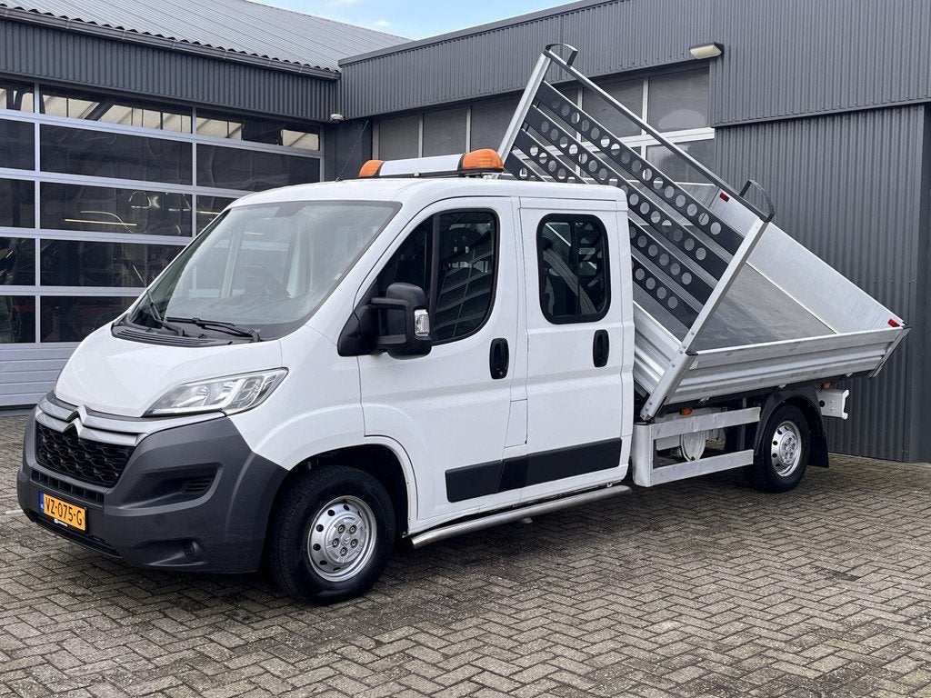 Citroën Jumper 35 2.2 HDI L3 3 Zijdenkipper Kieper Trekhaak, Voorwielaandrijving, Euro 5, Stof, Gebruikt