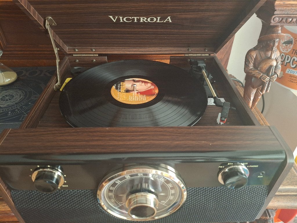 Victrola vinyls player met USB, radio, Bluetooth, aux., Ophalen, Zo goed als nieuw, Overige typen, Overige genres